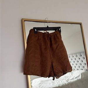 DISSH Lune Fondant Linen Shorts Size 12